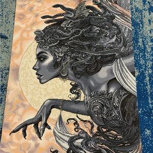 Medusa by Christopher Lovell - Completed Diamond Art Painting